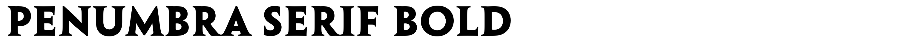 Penumbra Serif Bold
